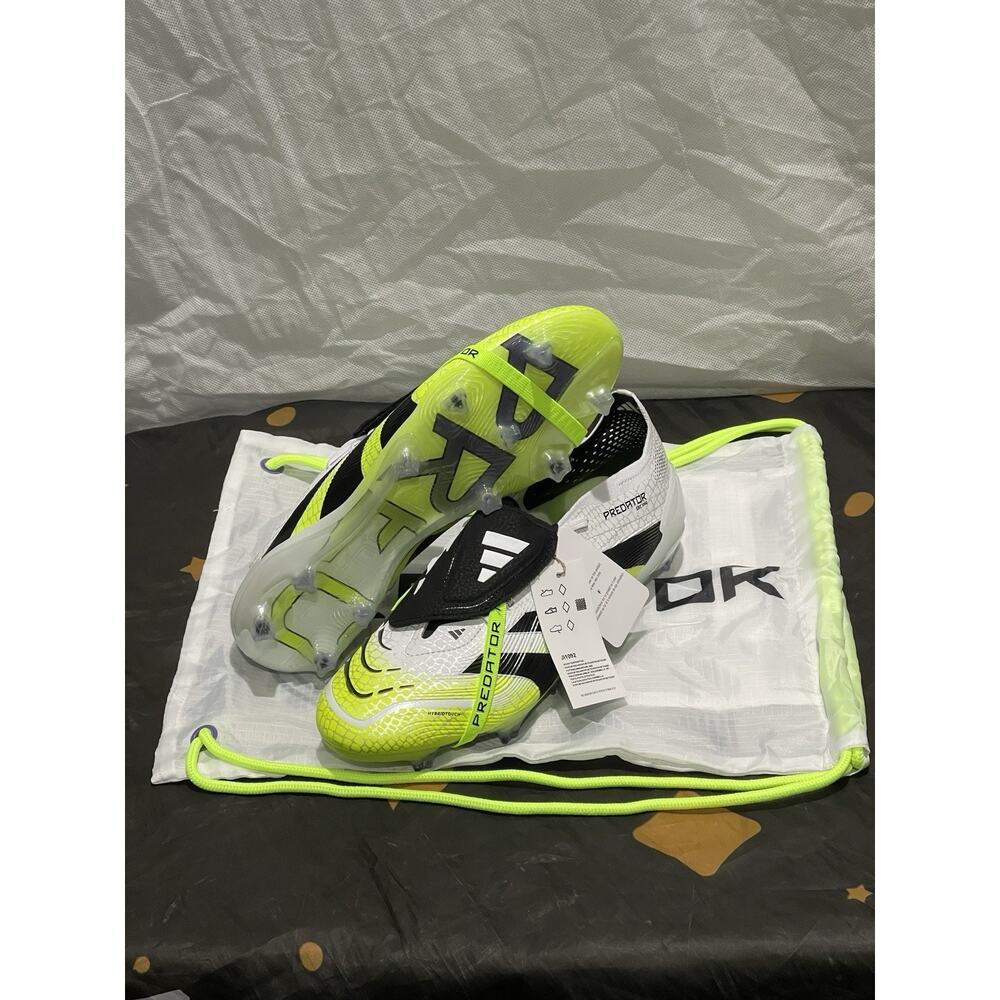 New Men 10.5 Adidas Predator Elite Foldover Tongue FG Radiant Blaze Pack JI1092